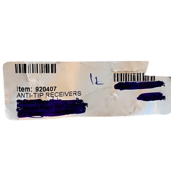 Quickie Sunrise Medical Anti Tip Receivers Part 920407 Wheelchair Use - Picture 3 of 5